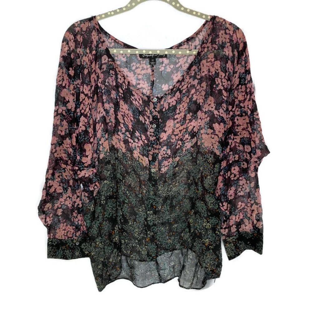 Elizabeth and James Floral Blouse